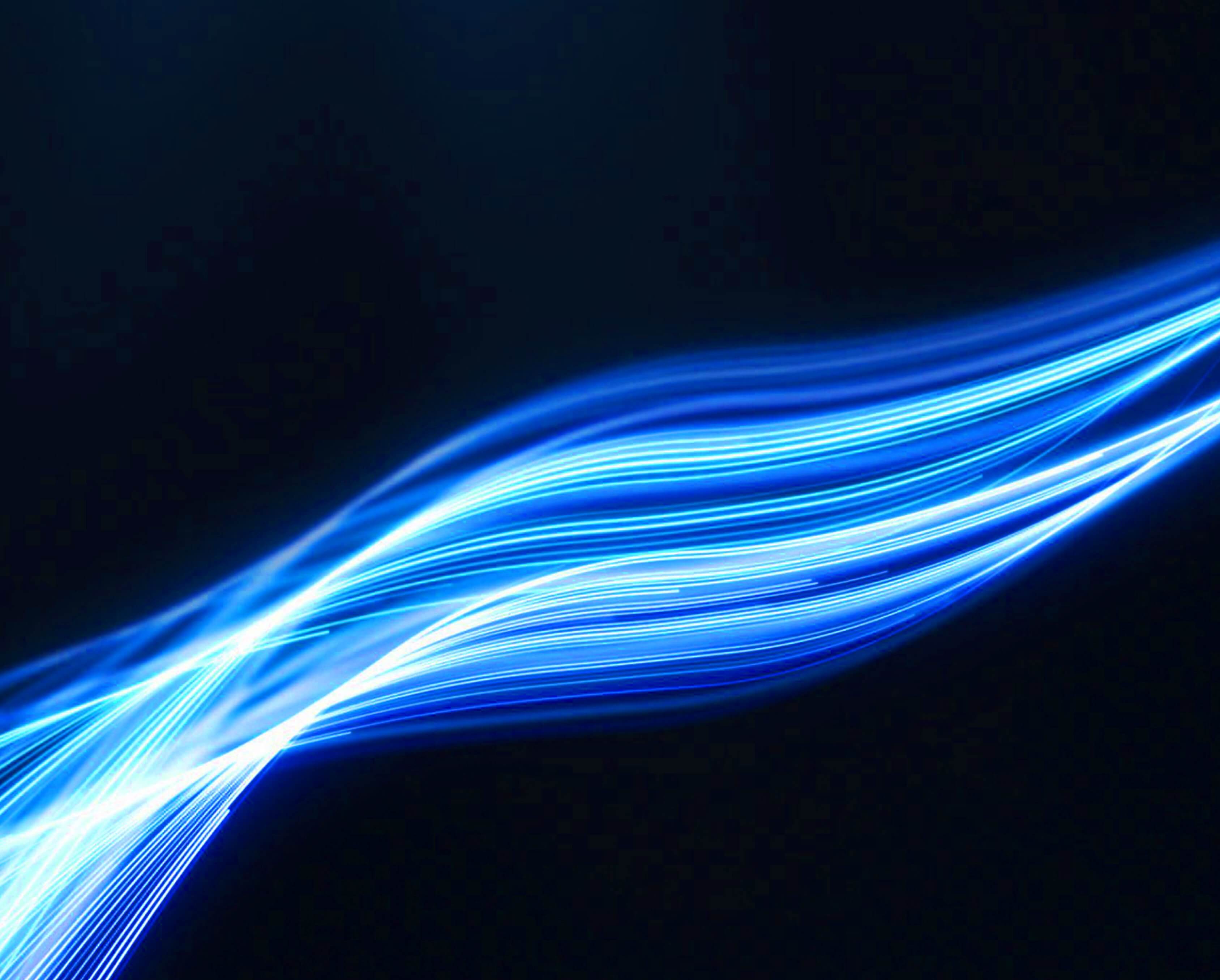 Abstract blue light trails representing energy flow, symbolizing the efficiency and dynamic nature of solar energy systems